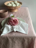 Pink Linen tablecloth, Romantic tablecloth, Custom tablecloth, Linen table cloth, tablecloths in many colors, Round tablecloth
