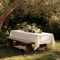 Organic Washed European Linen Tablecloth, Farmhouse Dining Cover, GOTS Certified
